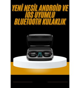 Kablosuz Dijital Göstergeli Çağrı Cevaplayabilen Tws 5.0 Bluetooth Kulaklık