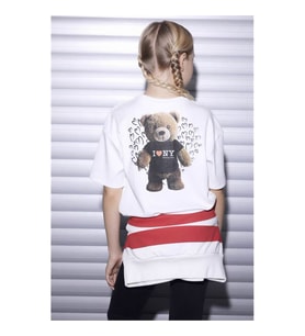 Defacto I Love NY Oversıze Ekru Kız Çocuk T-Shirt G9595A8/ER105