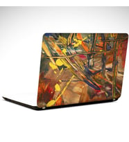 Boya Geçişleri Soyut Laptop Sticker 14 inch (35X26CM)