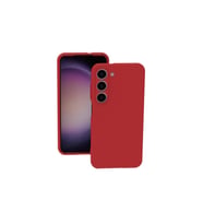 Samsung Galaxy S23 Kılıf Kamera Korumalı Silikon Rubber Arka Kapak (Kırmızı)