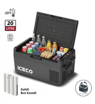 ICECO MCD20B 12/24Volt 20 Litre Kompresörlü Oto Buzdolabı/Dondurucu + Buz Kaseti