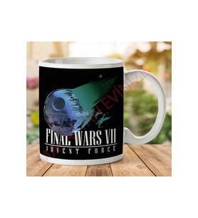 Final Wars Star Wars Final Fantasy Mix Iki Tarafı Baskılı Kupa Bardak