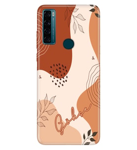 TCL 10L 10 L7 303 20E 20 30 SE Plus Kılıf İsim Yazılı Kişiye Özel Model-48 (Çok Renkli)