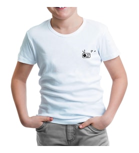 Radyo - Logo Beyaz Çocuk Tshirt