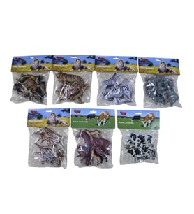 SH-P9901-07A 7 ASRTİ 7PCS 9İNC ASLAN-İNEK-ZÜRAFA-FİL-AT-ZEBRA(Belirtilen fiyat, tekli satış için adet fiyatıdır.)