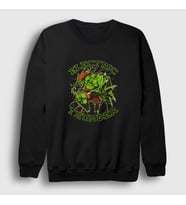 Presmono Unisex Siyah Blanka Oyun Street Fighter Sweatshirt 395428tt