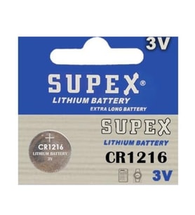 Supex Para Pil Cr 1216 - 1 adet