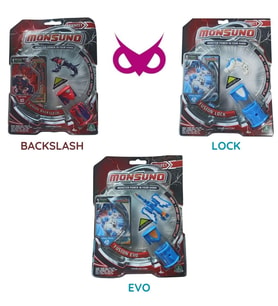 MONSUNO Lisanslı 3’lü Fusion Figür Seti – Backslash, Lock, Evo (Karışık)