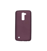 LG K10 Uyumlu Kılıf Zore Premier Silikon Kapak (Mürdüm)