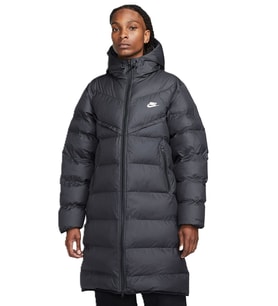 Nike Stormfit Windrunner Primaloft Synthetic Fit Parka Rahat Kalıp Sabit Kapüşonlu Erkek Parka Siyah