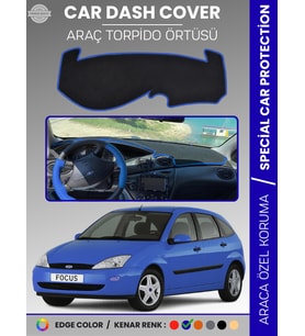 FORD FOCUS 1 (1998-2005) Torpido Örtüsü Panel Torpido Koruma Tam Uyum Çatlamayı Önler Kolay Montaj