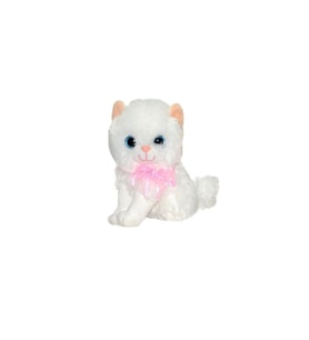 Sesli Kedi Miyavlayan Peluş 30 Cm (Çok Renkli)
