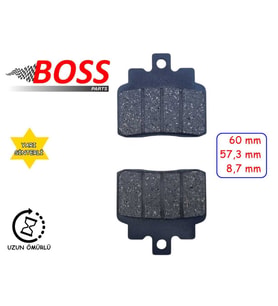 Ön Fren Disk Balatası Boss Bs299 Regal Raptor Pilder 125