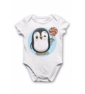 Bebek Kız - Erkek Beyaz Body Kısa Kollu