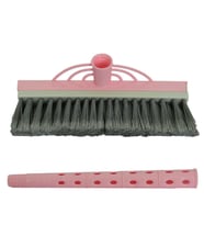 Plastik Fırçalı Saplı Camsil Set Karışık Renk Kod-170