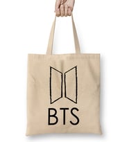 Bts On Logo 01 Bez Çanta Uzun Saplı