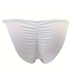 Erkek Beyaz Büzgülü Slip İç Giyim