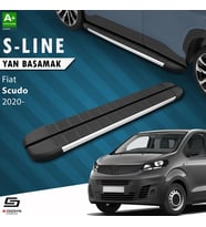 S-Dizayn Fiat Scudo 3 Uzun Şase S-Line Aluminyum Yan Basamak 243 Cm 2020 Üzeri A+ Kalite