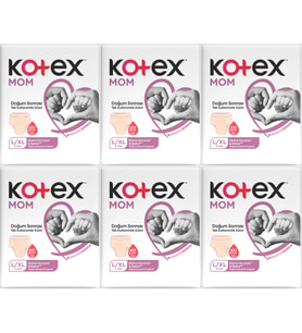 Kotex Mom Lohusa Külodu - Külot Bez L - Large - Büyük / XL - Extra Large - 48 Li Set (6PK*8)