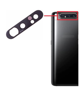 Samsung Galaxy A80 Uyumlu Kamera Lensi Camı SM-A805F