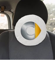 BK Gift Smart Tasarımlı Yuvarlak Araç Koltuk Yastığı-1