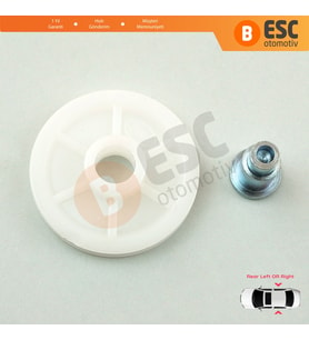 Renault Megane MK1 X64 1996-2003 4/5 Kapı İçin Arka Cam Kriko Tamir Köşe Makarası