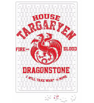 Game Of Thrones House Targaryen Puzzle 240 Parça Yapboz
