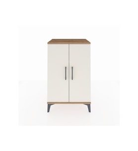 Hyperion Komodin 2 Raflı 2 Kapaklı 60x44x96 Çam-Aytaşı