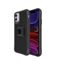 Apple iPhone 12 Uyumlu Kılıf Zore Timo Kapak (Siyah)