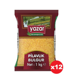 Yazar Pilavlık Bulgur 1 Kg. x 12 Adet