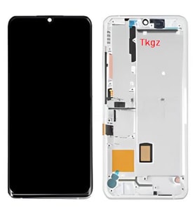 Tkgz - Xiaomi Mİ NOTE 10 Lite Uyumlu Lcd Ekran Dokunmatik Servis ÇITALI BEYAZ
