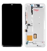 Tkgz - Xiaomi Mİ NOTE 10 Lite Uyumlu Lcd Ekran Dokunmatik Servis ÇITALI BEYAZ