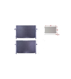 Klima Radyatörü 633x390x16 – 97606-4A000 Wisco - Hyundaı Starex 2.4 2.5crdı 97-07 Arası Uyumlu