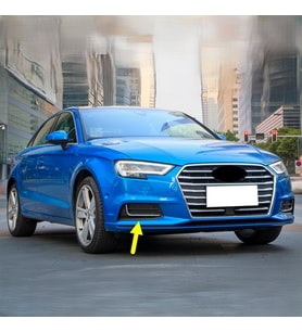 Audi A3 Sedan 2017-20 Ön Tampon Sağ Sis Kapağı Sissiz Krom 8V5807672B