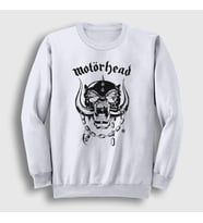 Presmono Unisex Beyaz Logo Motörhead Sweatshirt 68750tt