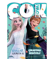 Disney Karlar Ülkesi Çok Boya! Çıkartmalı Dev Boyama Kitabı