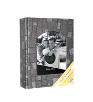 100’lük 13x18 cm Ofset Fotoğraf Albümü (Gri)