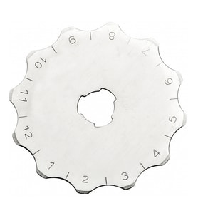 VIP-TEC VT877015-3 Profesyonel 45mm Yuvarlak Dalgalı Bıçak Yedeği (Gri)