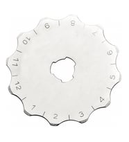 VIP-TEC VT877015-3 Profesyonel 45mm Yuvarlak Dalgalı Bıçak Yedeği (Gri)