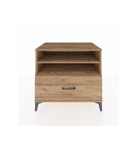 Kronos Şifonyer 2 Raflı Tek Çekmeceli 88x59x80 Çam-Çam