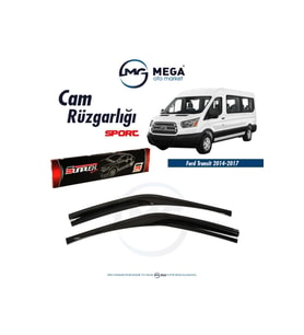 Cam Rüzgarlığı Ford Transit 2014-2018 ile uyumlu (Siyah)