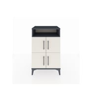 Hyperion Komodin 2 Raflı 4 Kapaklı 60x44x96 Antrasit-Aytaşı