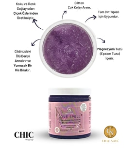 Chic Nail Manikür & Pedikür ve Vücut Peelingi Love Spell 250 gram