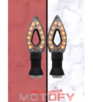 MOTOFY Motosiklet Led Üçgen Sinyal 2 Adet Üniversal