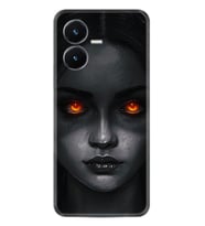 Vivo Y22S Kılıf Resimli Desenli Silikon Platinium Series Dark Woman 1887