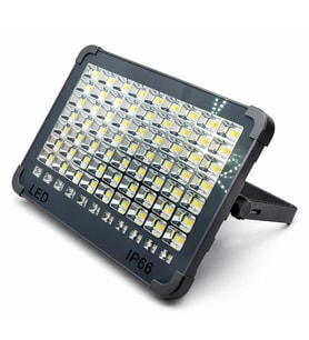 Solar LED Projektör - 5 Farklı Aydınlatma Modu, IP66 Su Geçirmez, Type-C Şarjlı