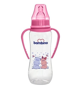Bambino Kulplu PP Biberon 250 ml Hippopotam