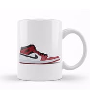 Jordan 1 Mid Chicago Kupa Bardak Porselen