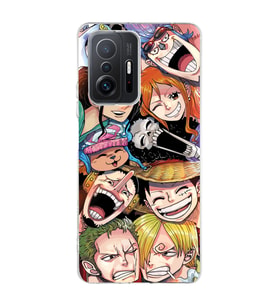 Xiaomi Mi 11T - 11T Pro Uyumlu One Piece Tasarımlı Şeffaf Telefon Kılıfı