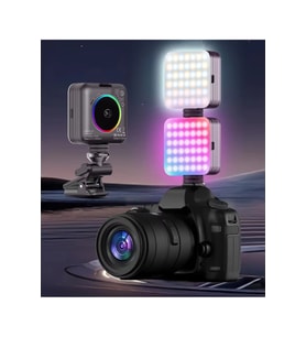 Yüksek Parlaklık Mini RGB Selfie Işık Paneli, Cep Telefonu Çakarlı Dolgu